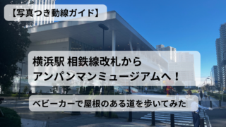横浜駅 相鉄線改札からアンパンマンミュージアムへ！ベビーカーで屋根のある道を歩いてみた【写真つき動線ガイド】